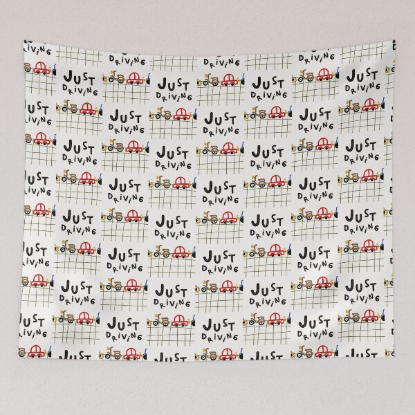 Item preview, Just Driving - Hand-Drawn Road Trip Aesthetic designed and sold by RM-Journey.