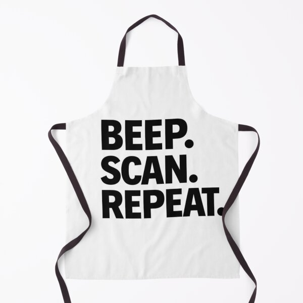 Item preview, Beep Scan Repeat Shirt | Funny Warehouse Worker Barcode Scanner Design designed and sold by KeeganDykes.