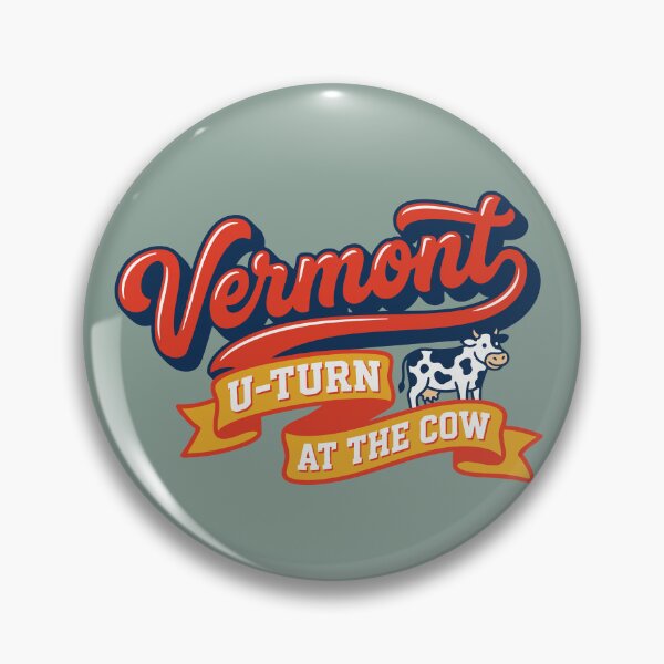 Artikelvorschau, Vermont Retro-Straßenschild „U-Turn an der Kuh“ – Vintage-Ästhetik entworfen und verkauft von Cozy-Old-Pub.