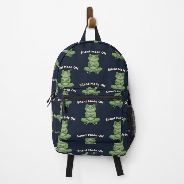 Item preview, Silent Mode ON Funny Frog Introvert Mood Meme Aesthetic Design designed and sold by MoonVibe-studio.