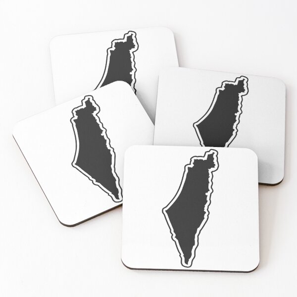 Item preview, Palestine Map Sticker | Black & White Palestinian Design | Free Palestine Art designed and sold by Boroj.