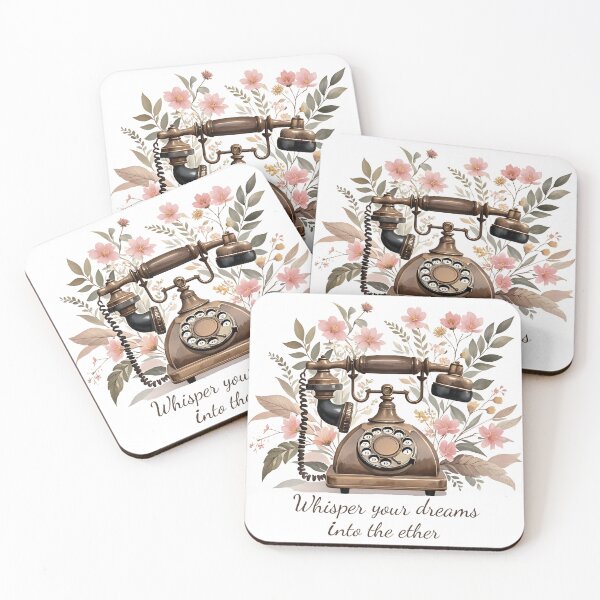 Item preview, Vintage Floral Telephone Dream Aesthetic designed and sold by NatalieJeans.