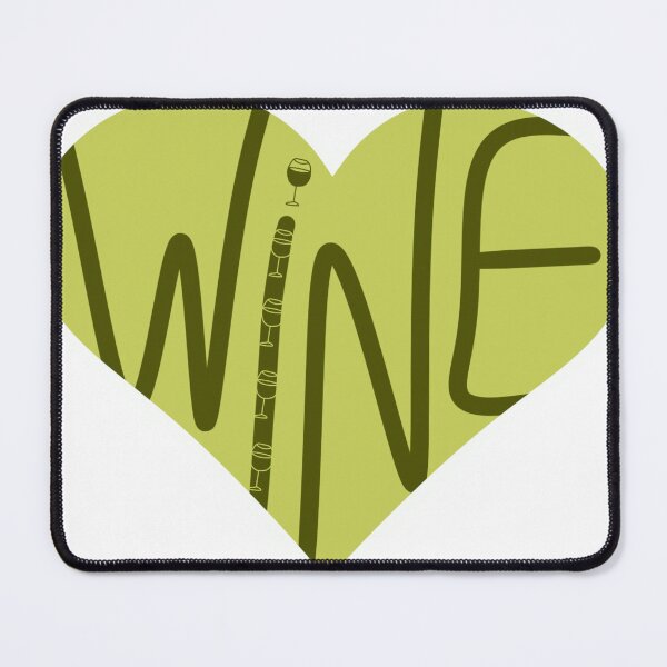Item preview, Wine Lover Heart Sticker | Cute Wine Aesthetic Design designed and sold by ByNiks.