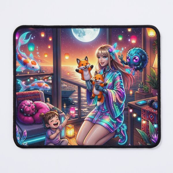 Item preview, Neon Playtime: A Cyberpunk Lullaby designed and sold by MagicMood Creations.