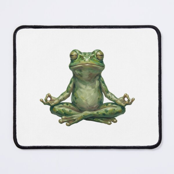 Item preview, Vintage Cute Frog Yoga Meditation Lover designed and sold by SOUFIANE1991.