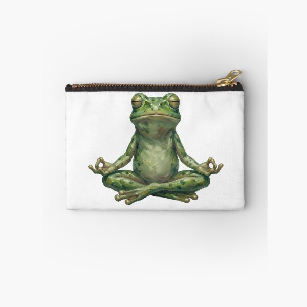 Item preview, Vintage Cute Frog Yoga Meditation Lover designed and sold by SOUFIANE1991.