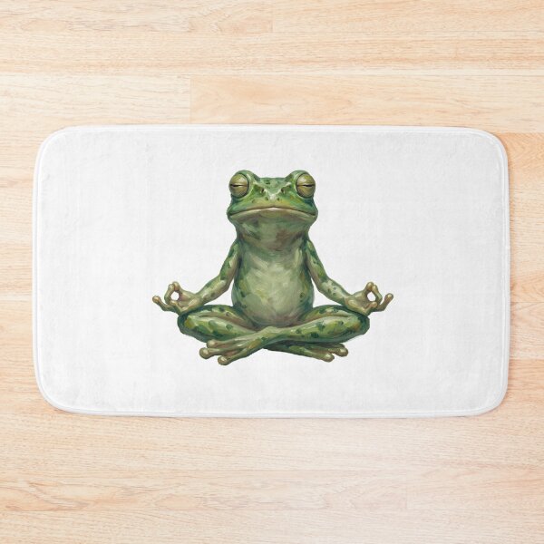 Item preview, Vintage Cute Frog Yoga Meditation Lover designed and sold by SOUFIANE1991.
