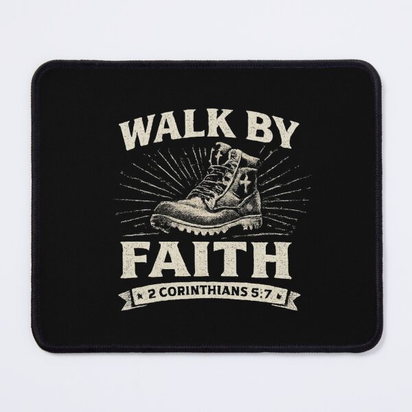 Item preview, Walk By Faith Christian T-Shirt | 2 Corinthians 5:7 Bible Verse Shirt | Christian Graphic Tee | Faith Apparel | Religious Gift for Men Women designed and sold by GRACE THREADS .