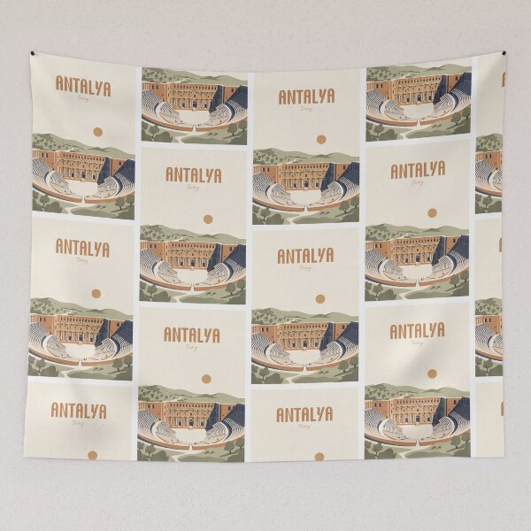 Item preview, Antalya Turkey Vintage Style Amphitheater designed and sold by NeuralVibe.