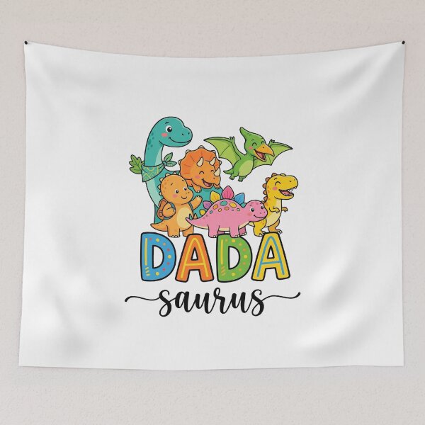Item preview, Dada+Saurus+Father+Dinosaur+Dad+Papa+Grandpa+Family+Gift designed and sold by SofenArt.