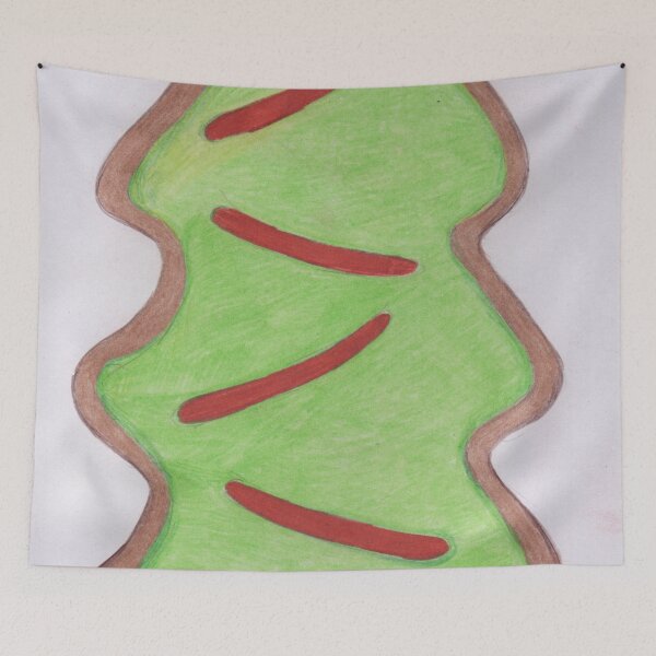 Item preview, Christmas tree cookie designed and sold by Artbysarah23.