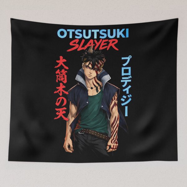 Item preview, Otsutsuki slayer prodigy-dark shinobi warrior design-japanese kanji celestial power aesthetic designed and sold by Trinidesigns123.