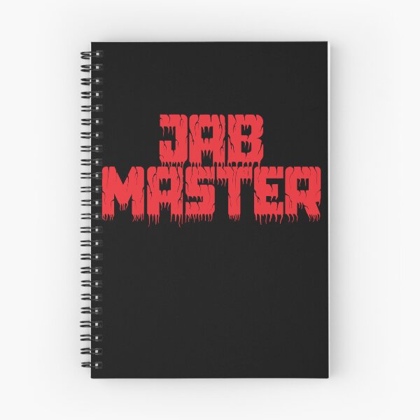 Artikelvorschau, Jab Master – Eine gruselige Hommage an die Box-Typografie entworfen und verkauft von simpledarkwavewisdom.