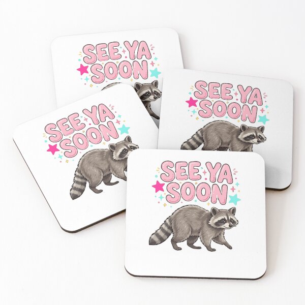 Item preview, See Ya Soon Raccoon Wild Animal Lover Wildlife Enthusiast designed and sold by SofenArt.