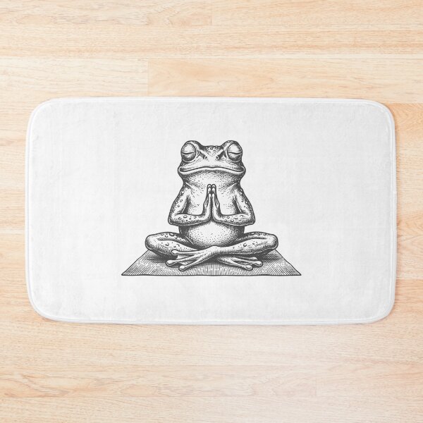 Item preview, Vintage Cute Frog Yoga Meditation Lover designed and sold by SOUFIANE1991.
