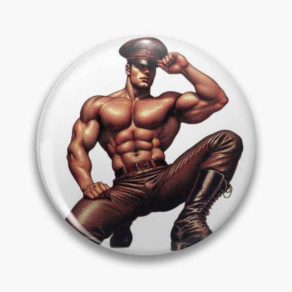 Item preview, 1940's Tom of Finland Leather Daddy Hat Tribute Berlin German Officer designed and sold by ItsAKinkThing.