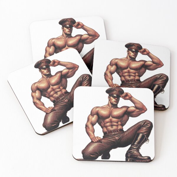 Item preview, 1940's Tom of Finland Leather Daddy Hat Tribute Berlin German Officer designed and sold by ItsAKinkThing.