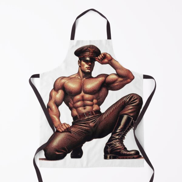 Item preview, 1940's Tom of Finland Leather Daddy Hat Tribute Berlin German Officer designed and sold by ItsAKinkThing.