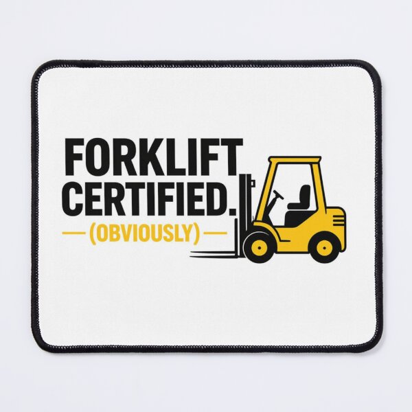 Item preview, Forklift Certified Funny T-Shirt | Warehouse Worker Forklift Driver Humor designed and sold by KeeganDykes.
