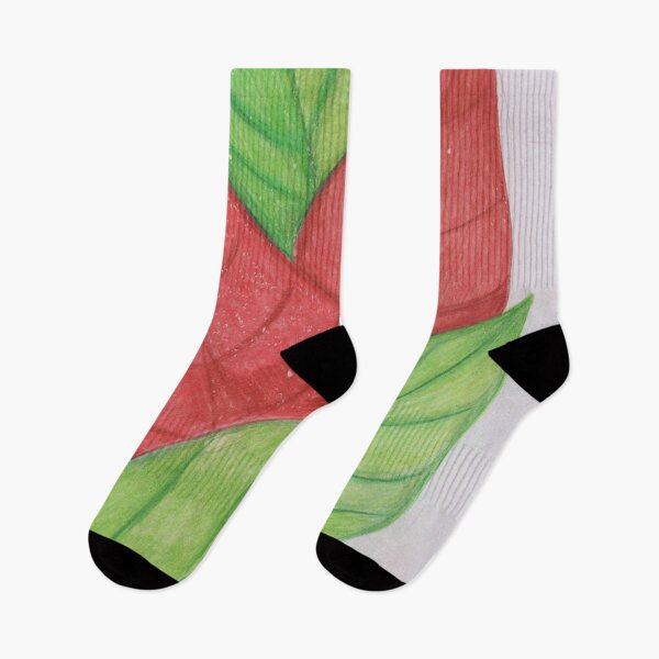 Item preview, Red and green leaves  designed and sold by Artbysarah23.