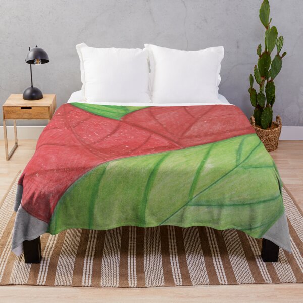 Item preview, Red and green leaves designed and sold by Artbysarah23.