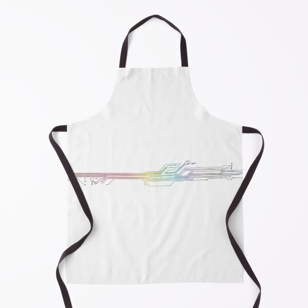 Item preview, Rainbow Circuit Path Aesthetic Tech Graphic designed and sold by KiraCreationism.