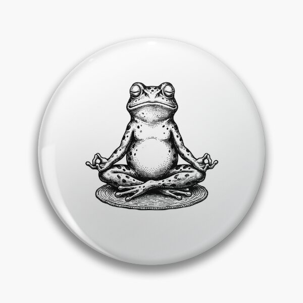 Item preview,  Vintage Cute Frog Yoga Meditation Lover designed and sold by SOUFIANE1991.