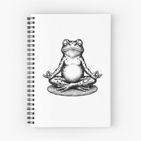 Item preview,  Vintage Cute Frog Yoga Meditation Lover designed and sold by SOUFIANE1991.