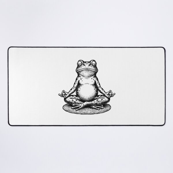 Item preview,  Vintage Cute Frog Yoga Meditation Lover designed and sold by SOUFIANE1991.