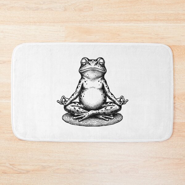 Item preview,  Vintage Cute Frog Yoga Meditation Lover designed and sold by SOUFIANE1991.