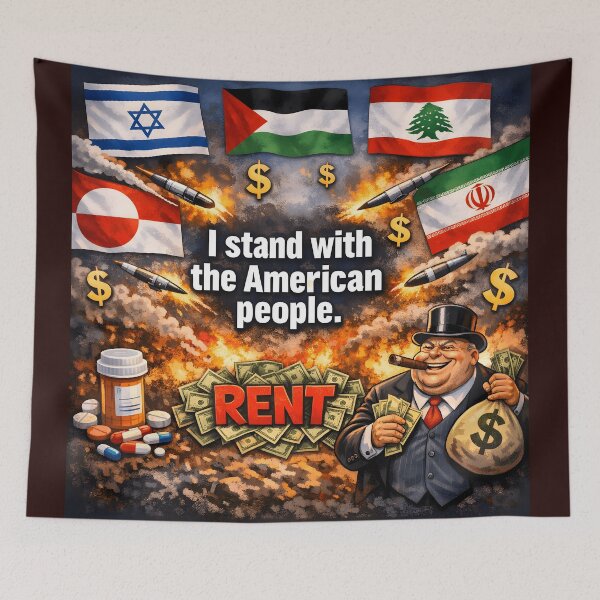 Item preview, I stand with the American People designed and sold by Dan Farsaci.