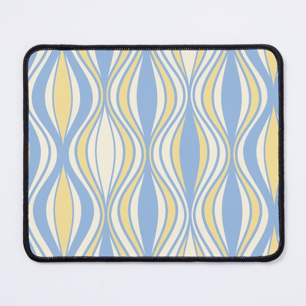 Item preview, Sky Breeze – Minimal Blue Retro Wave Pattern designed and sold by Helmina Groper.