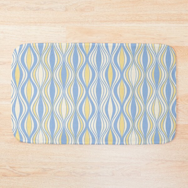 Item preview, Sky Breeze – Minimal Blue Retro Wave Pattern designed and sold by Helmina Groper.