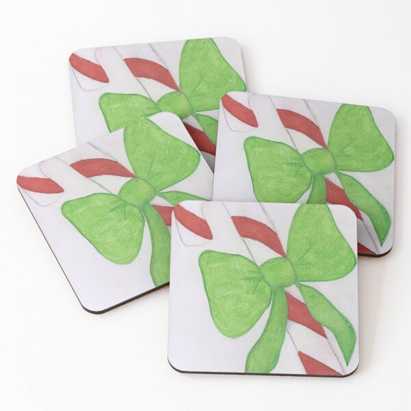 Item preview, Candy cane with bow designed and sold by Artbysarah23.