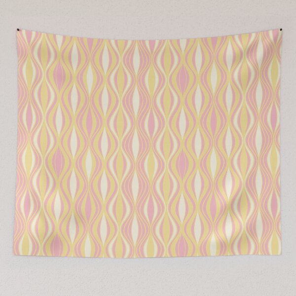 Item preview, Sunset Sorbet – Soft Retro Wave Pattern in Warm Pastel Tones designed and sold by Helmina Groper.