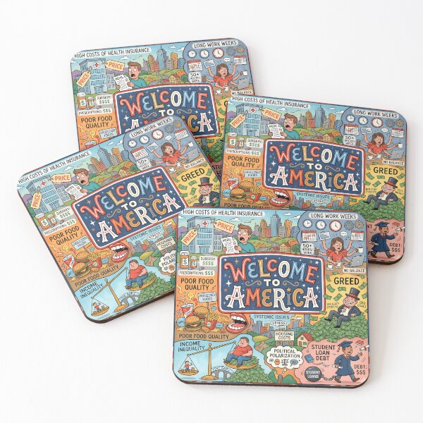 Item preview, Welcome to America designed and sold by Dan Farsaci.