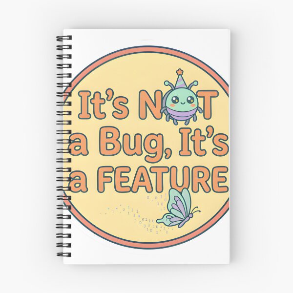 Item preview, It's Not a Bug It's a Feature Programmer Sticker designed and sold by PuddlePixels.