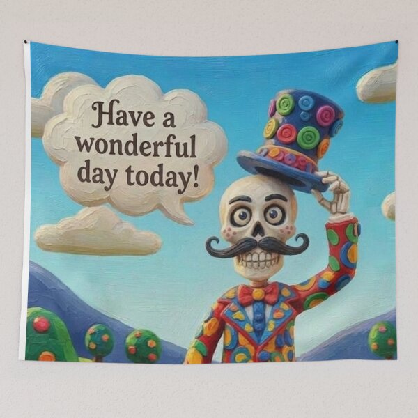 Item preview, Polite Skeleton  designed and sold by DDLeach.