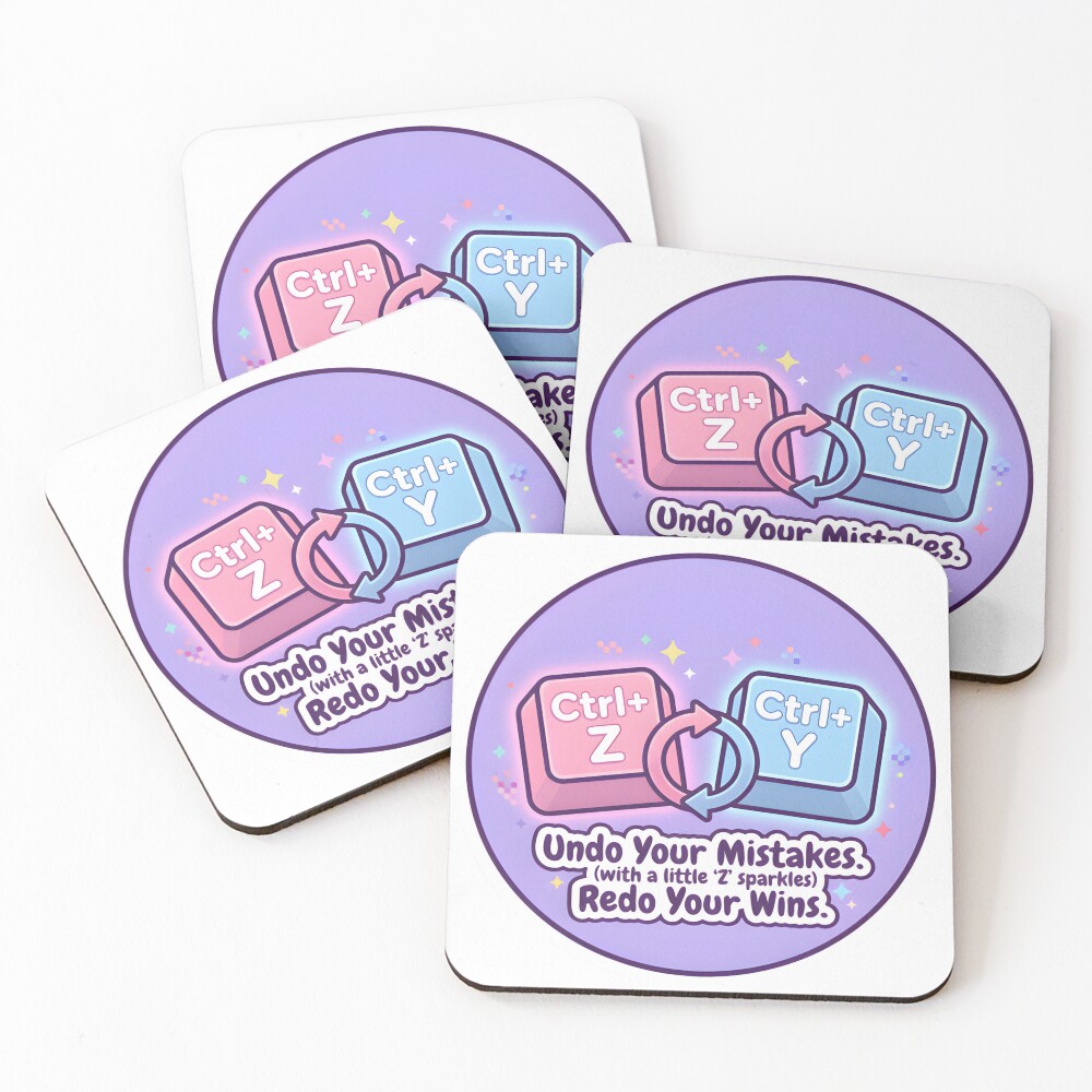 Item preview, Coasters (Set of 4) designed and sold by PuddlePixels.