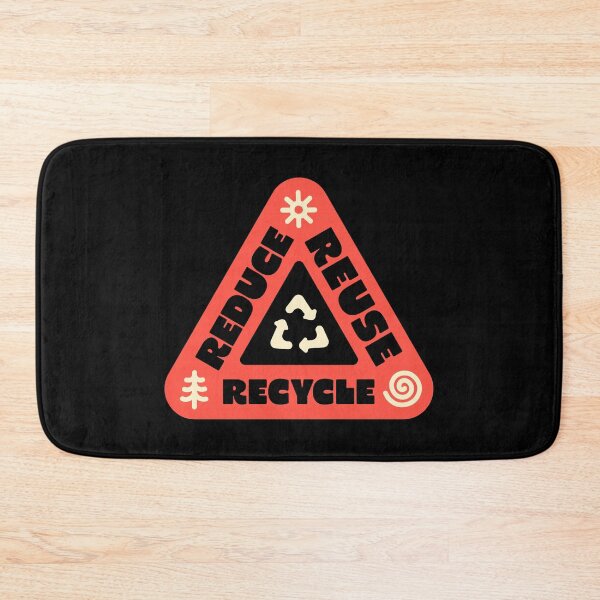 Item preview, Reduce Reuse Recycle Triangle Sign designed and sold by Plant Cult.