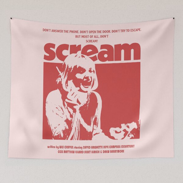 Item preview, Scream Ghostface 90s Horror Movie Vintage Aesthetic Retro Tee designed and sold by AmalnoRoyil.