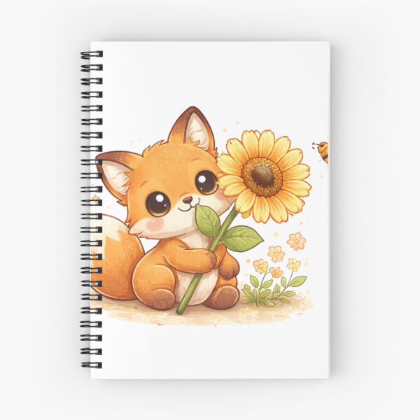 Item preview, Fox with flower designed and sold by Savnyy.