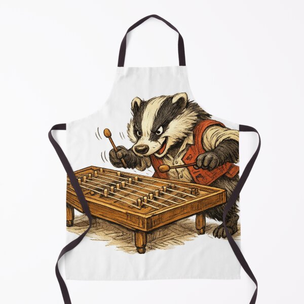 Item preview, Energetic Badger Xylophone Player designed and sold by photoparadise22.