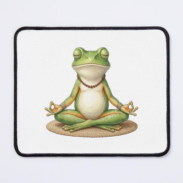Item preview, Vintage Cute Frog Yoga Meditation Lover designed and sold by SOUFIANE1991.