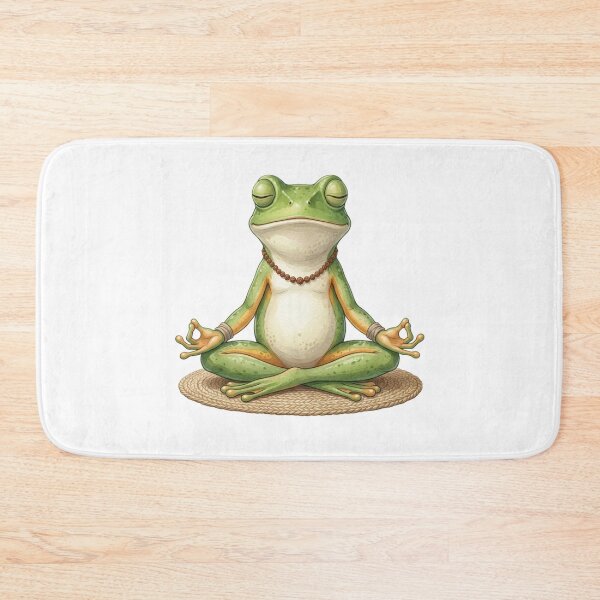 Item preview, Vintage Cute Frog Yoga Meditation Lover designed and sold by SOUFIANE1991.