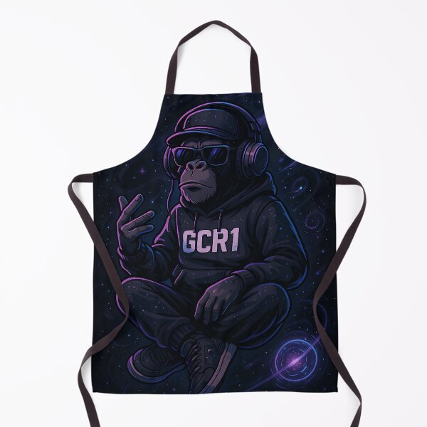Item preview, Gangster Ape Chilling with Headphones – Hip Hop Streetwear Music Art designed and sold by GCR1.