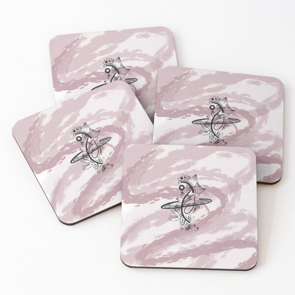 Item preview, Flowing Floral Fish Abstract | Wine Red Aesthetic Organic Pattern designed and sold by Moon-Petal.