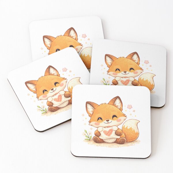 Item preview, Fox with heart designed and sold by Savnyy.