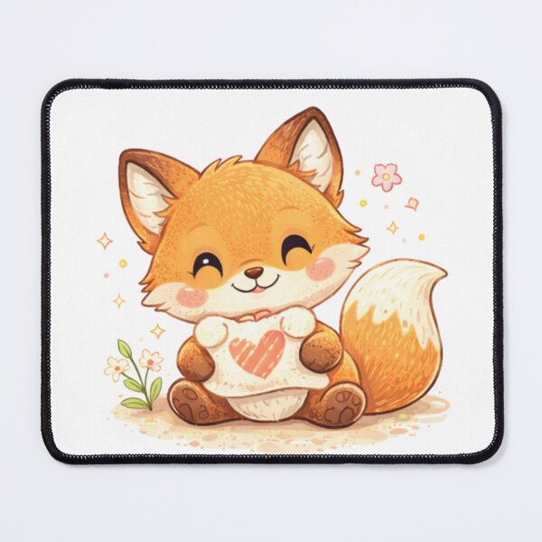 Item preview, Fox with heart designed and sold by Savnyy.