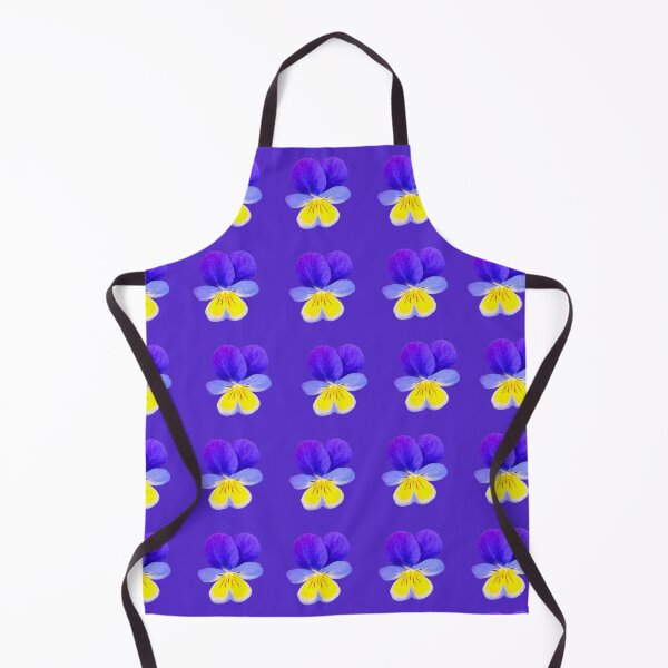 Item preview, Pansy on purple background designed and sold by happytraveller1.